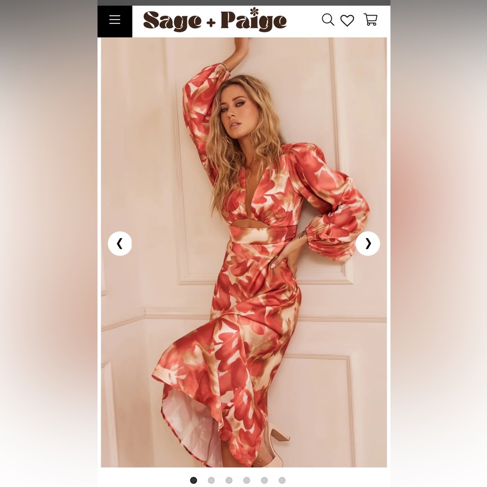 Sage and Paige All That Matters Midi Dress